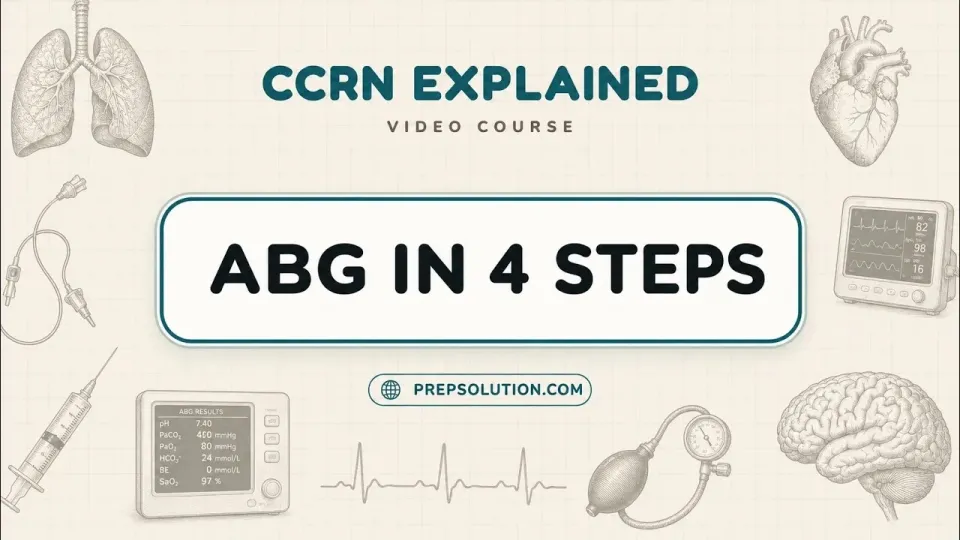 CCRN Video Course 2026 | Adult Critical Care Nursing Review & Exam Prep | ABG Interpretation